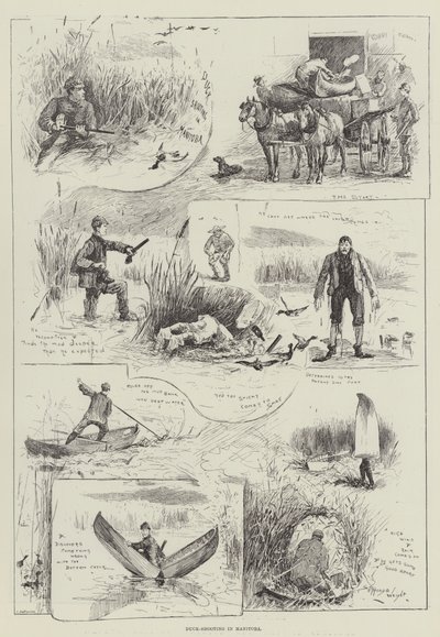 Caza de patos en Manitoba de Henry Charles Seppings Wright